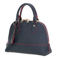 Daisy Women's Leather Handbags - DARK BLUE - saracleather