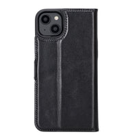 Magic Magnetic Detachable Leather Wallet Case with RFID for iPhone 14 Plus (6.7") - BLACK