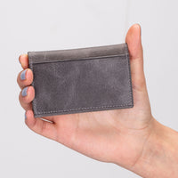 Andy Leather Business / Credit Card Holder - GRAY