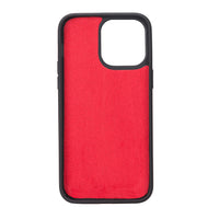 Liluri Magnetic Detachable Leather Wallet Case for iPhone 14 Pro Max (6.7") - RED