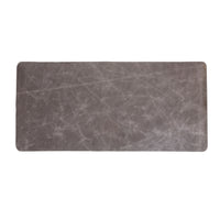 Leather Desk Mat - GRAY - saracleather