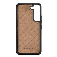 Magic Magnetic Detachable Leather RFID Blocker Wallet Case for Samsung Galaxy S22 (6.1") - BROWN
