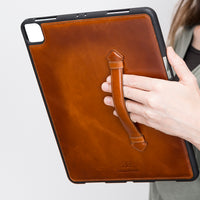 Felix Flex Cover Leather Back Case for iPad Pro 12.9" - EFFECT BROWN - saracleather