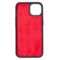 Santa Magnetic Detachable Leather Wallet Case for iPhone 13 (6.1") - RED - saracleather