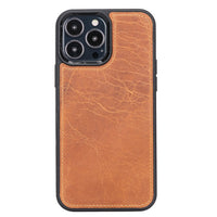 Magic Magnetic Detachable Leather Wallet Case with RFID for iPhone 13 Pro Max (6.7") - TAN