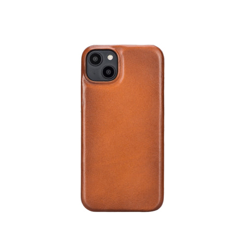 Ultimate Jacket Leather Phone Case for iPhone 14 Plus (6.7") - EFFECT TAN