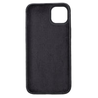 Rock Cover Leather Back Case for iPhone 14 Plus (6.7") - BLACK