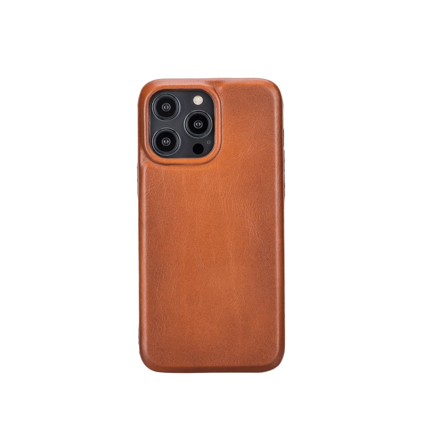 Rock Cover Leather Back Case for iPhone 14 Pro Max (6.7") - TAN