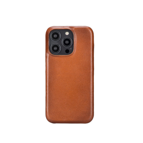 Ultimate Jacket Leather Phone Case for iPhone 14 Pro Max (6.7") - EFFECT TAN