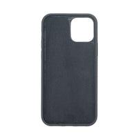 Santa Magnetic Detachable Leather Wallet Case for iPhone 12 Pro Max (6.7") - BLACK - saracleather