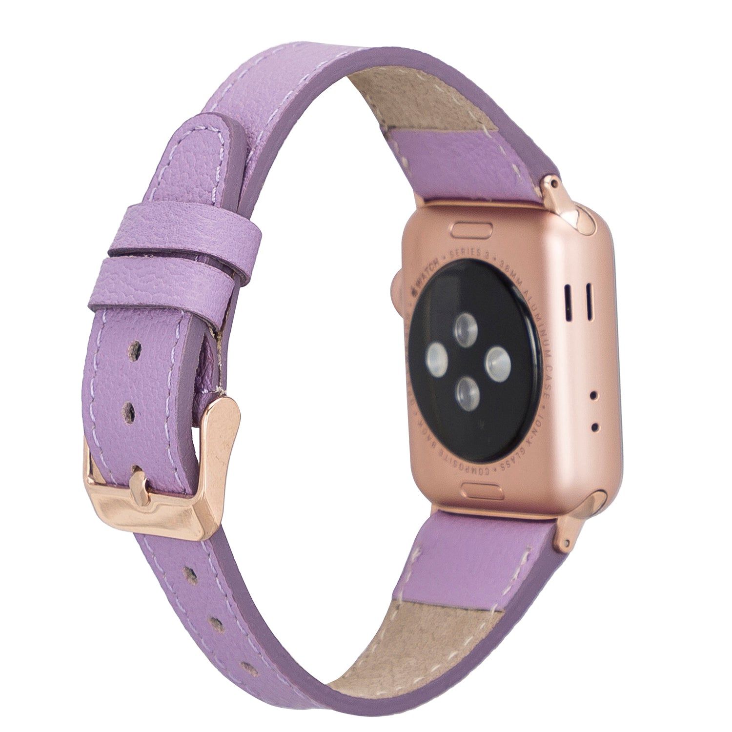 Full Grain Leather Band for Apple Watch - LILAC