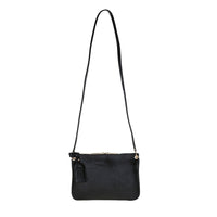 Jane Leather Handbag - BLACK - saracleather