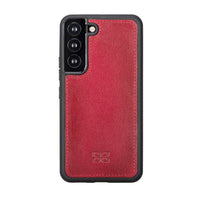 Magic Magnetic Detachable Leather RFID Blocker Wallet Case for Samsung Galaxy S22 Plus (6.6") - RED