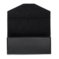 Smart Leather Glasses Case - BLACK - saracleather