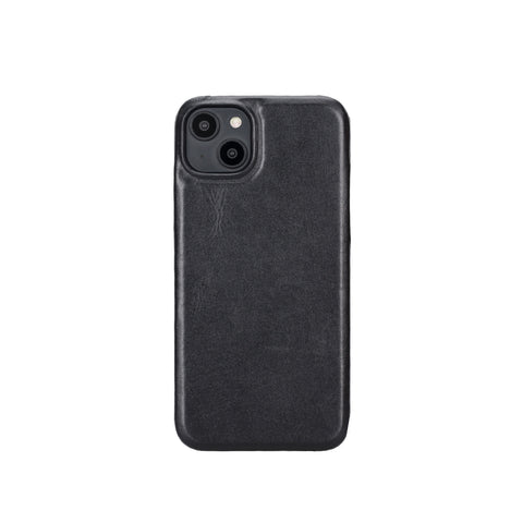 Ultimate Jacket Leather Phone Case for iPhone 14 Plus (6.7") - BLACK