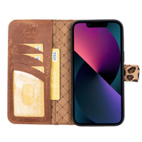 Magic Magnetic Detachable Leather Wallet Case with RFID for iPhone 14 Pro Max (6.7") - LEO