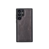 Flex Cover Leather Back Case for Samsung Galaxy S22 Ultra (6.8") - GRAY