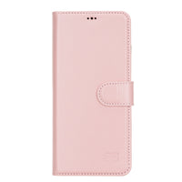 Magic Magnetic Detachable Leather Wallet Case with RFID for Samsung Galaxy S21 Ultra 5G (6.8") - PINK - saracleather