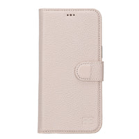 Magic Magnetic Detachable Leather Wallet Case with RFID for iPhone 14 (6.1") - GRAY