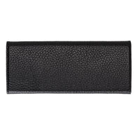 Smart Leather Glasses Case - BLACK - saracleather