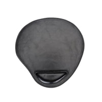 Cushioned Leather Mouse Pad - BLACK - saracleather