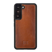 Magic Magnetic Detachable Leather RFID Blocker Wallet Case for Samsung Galaxy S22 Plus (6.6") - EFFECT TAN