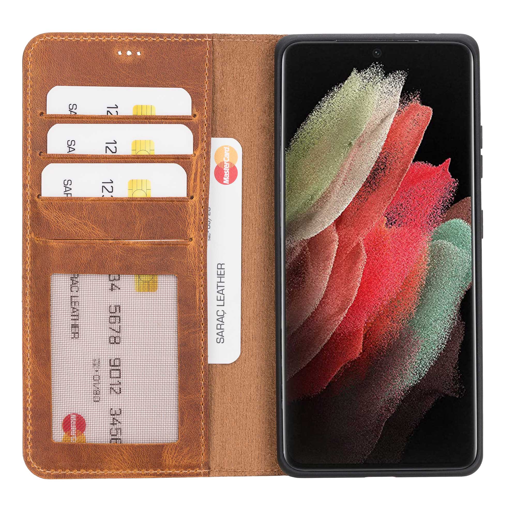 Liluri Magnetic Detachable Leather Wallet Case for Samsung Galaxy S21 Plus 5G (6.7